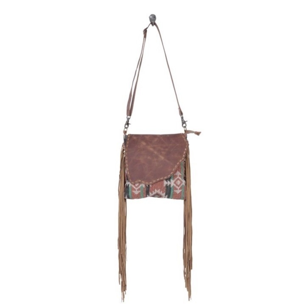 Myra Willow Concealed Bag with Fringe New With Tags Cowgirl Leather NWT - Picture 6 of 10